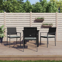 -Delige Tuinset Met Kussens Poly Rattan En Staal 5 80 cm tafellengte Ja