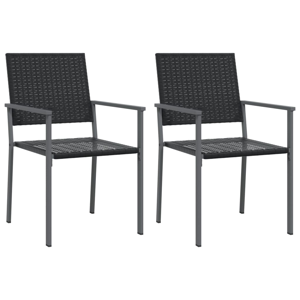 -Delige Tuinset Met Kussens Poly Rattan En Staal 3 80 cm tafellengte Nee