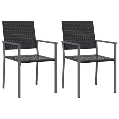 -Delige Tuinset Met Kussens Poly Rattan En Staal 3 80 cm tafellengte Nee