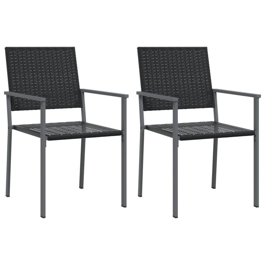 -Delige Tuinset Met Kussens Poly Rattan En Staal 3 80 cm tafellengte Nee
