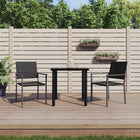 -Delige Tuinset Met Kussens Poly Rattan En Staal 3 80 cm tafellengte Nee