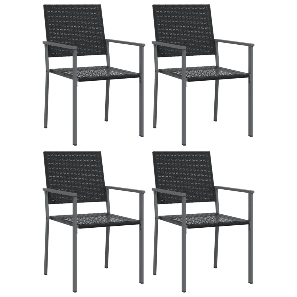 -Delige Tuinset Poly Rattan En Staal 5 80 cm tafellengte Nee