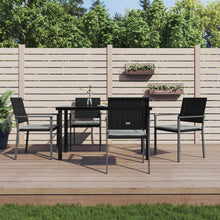 -Delige Tuinset Met Kussens Poly Rattan En Staal 5 140 cm tafellengte Ja