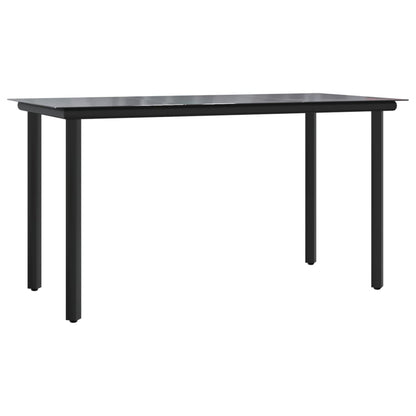 -Delige Tuinset Met Kussens Poly Rattan En Staal 7 140 cm tafellengte Ja