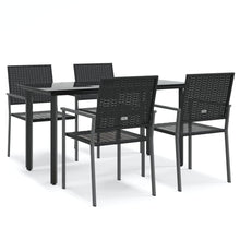 -Delige Tuinset Poly Rattan En Staal 5 140 cm tafellengte Nee