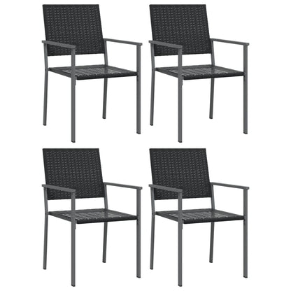 -Delige Tuinset Poly Rattan En Staal 5 140 cm tafellengte Nee
