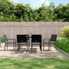 7-delige Tuinset poly rattan en staal