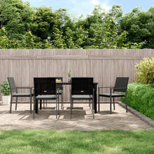 -Delige Tuinset Met Kussens Poly Rattan En Staal 7 160 cm tafellengte Ja