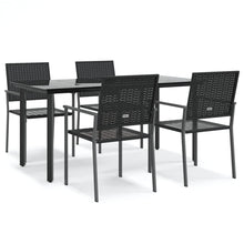 -Delige Tuinset Poly Rattan En Staal 5 160 cm tafellengte Nee