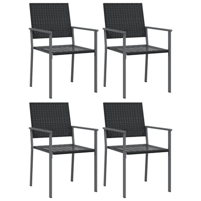-Delige Tuinset Poly Rattan En Staal 5 160 cm tafellengte Nee