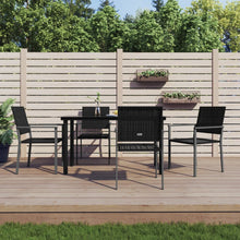 -Delige Tuinset Poly Rattan En Staal 5 160 cm tafellengte Nee