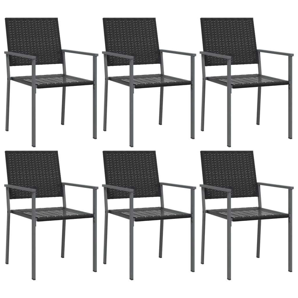 7-delige Tuinset poly rattan en staal