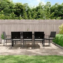 9-Delige Tuinset Met Kussens Poly Rattan En Staal 8 200 cm tafellengte Ja