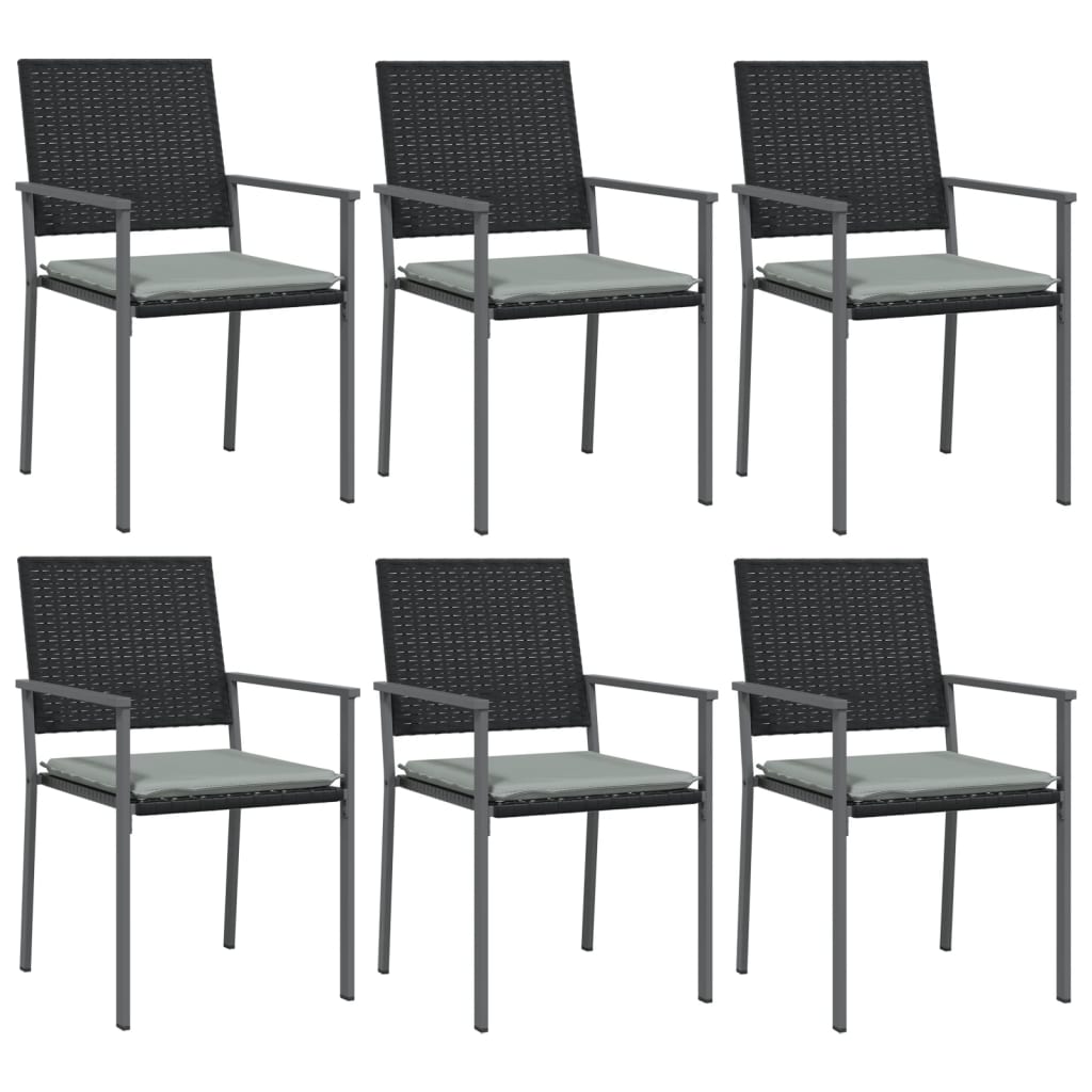 7-delige Tuinset poly rattan en staal
