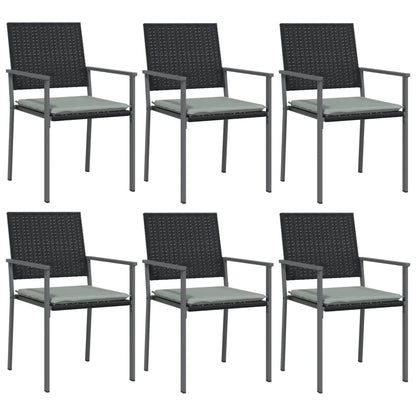 7-delige Tuinset poly rattan en staal