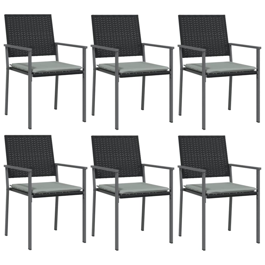 7-delige Tuinset poly rattan en staal