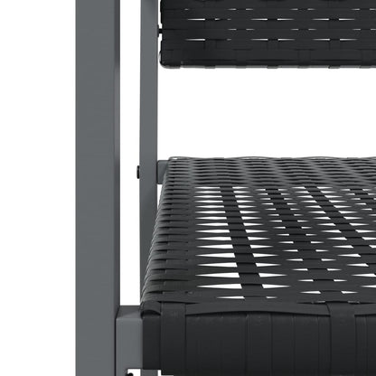 7-delige Tuinset poly rattan en staal
