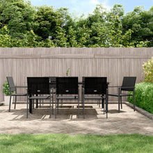 9-delige Tuinset poly rattan en staal