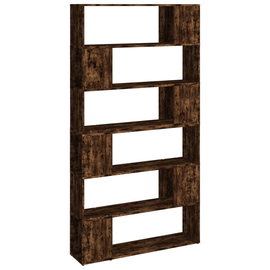Boekenkast/Kamerscherm 00X24X88 Cm Kleurig Gerookt eiken