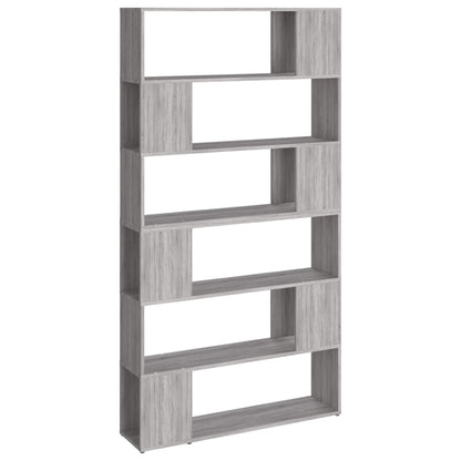Boekenkast/Kamerscherm 00X24X88 Cm Eikenkleurig Grijs sonoma