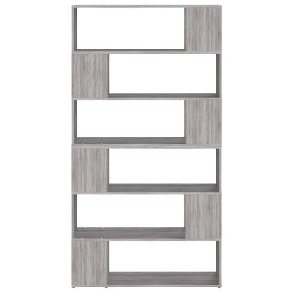 Boekenkast/Kamerscherm 00X24X88 Cm Eikenkleurig Grijs sonoma