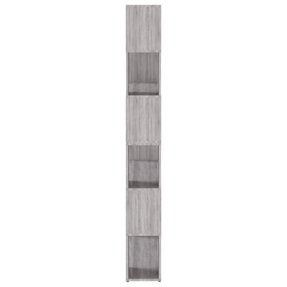 Boekenkast/Kamerscherm 00X24X88 Cm Eikenkleurig Grijs sonoma