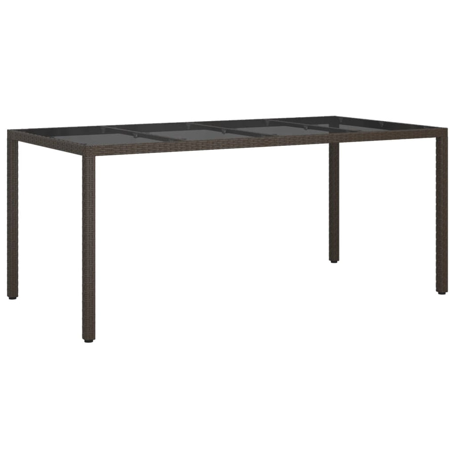 9-Delige Tuinset Met Kussens Poly Rattan Bruin 8