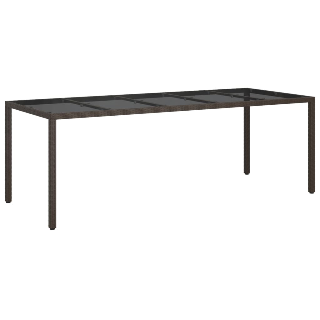 9-Delige Tuinset Met Kussens Poly Rattan Bruin 8