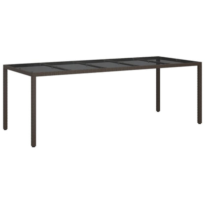 9-Delige Tuinset Met Kussens Poly Rattan Bruin 8