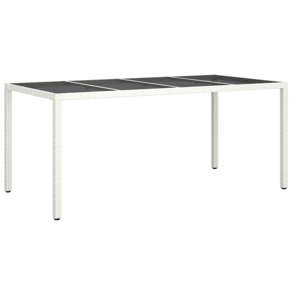 9-Delige Tuinset Met Kussens Poly Rattan Wit 8