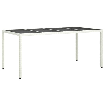 9-Delige Tuinset Met Kussens Poly Rattan Wit 8