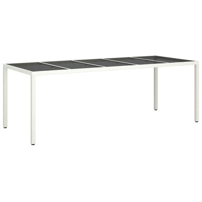 9-Delige Tuinset Met Kussens Poly Rattan Wit 8