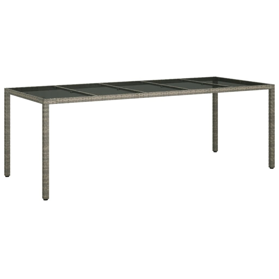9-Delige Tuinset Met Kussens Poly Rattan Grijs 8