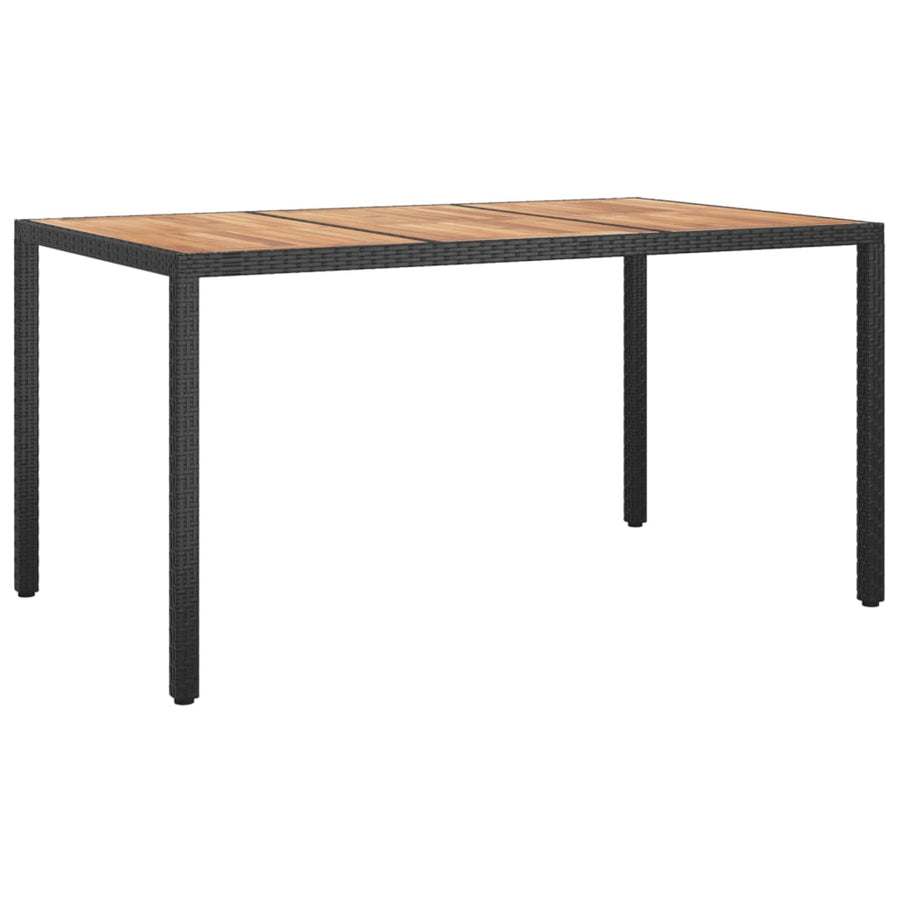 Tuinset Met Kussens Poly Rattan Zwart 7
