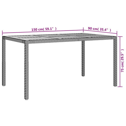 Tuinset Met Kussens Poly Rattan Zwart 7