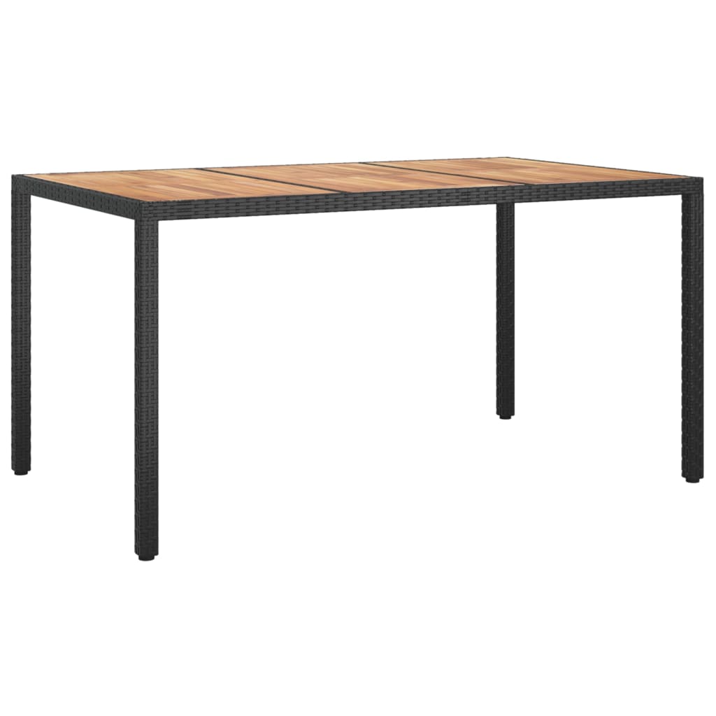 Tuinset Met Kussens Poly Rattan Zwart 5