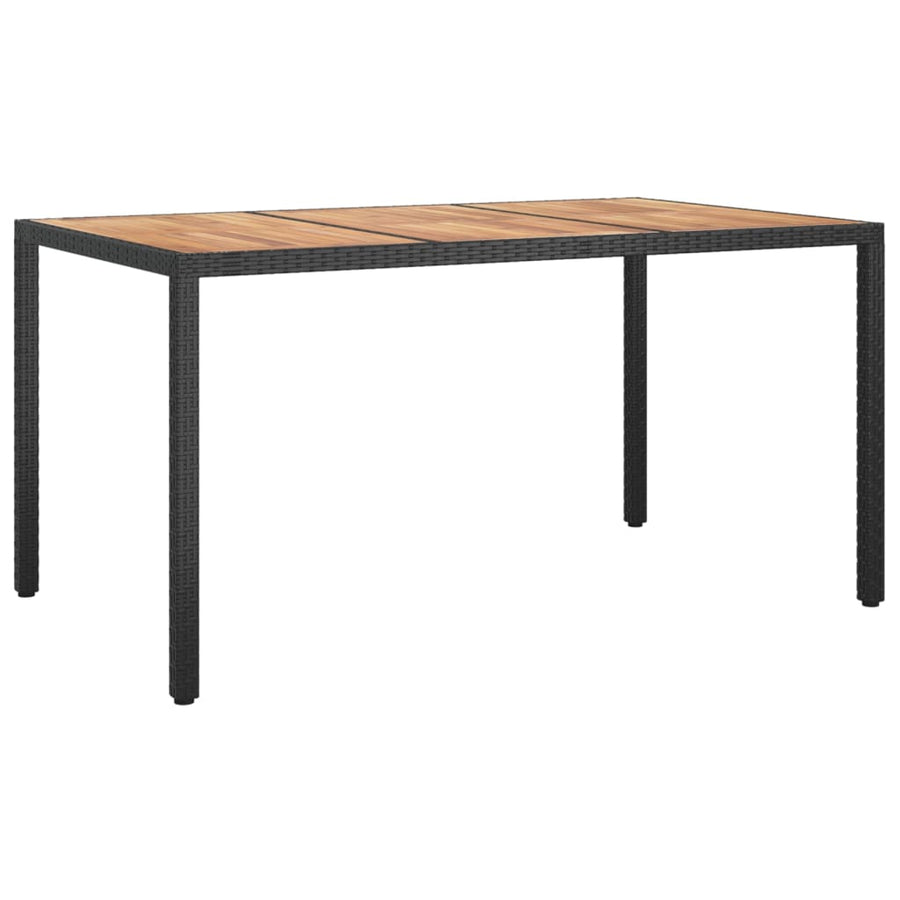 Tuinset Met Kussens Poly Rattan Zwart 5