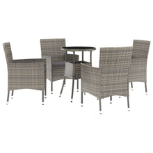 5-Delige Bistroset Met Kussens Poly Rattan 4
