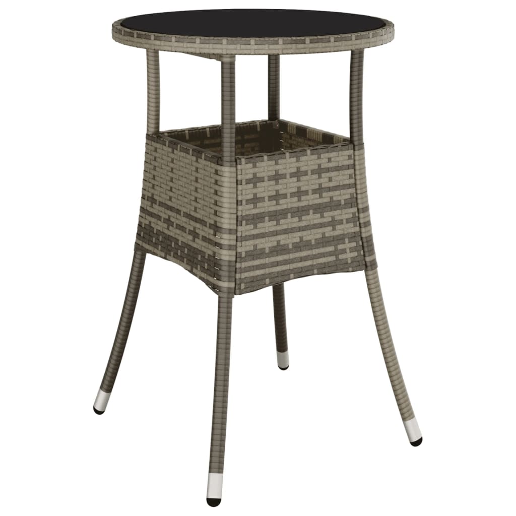 5-Delige Bistroset Met Kussens Poly Rattan 4