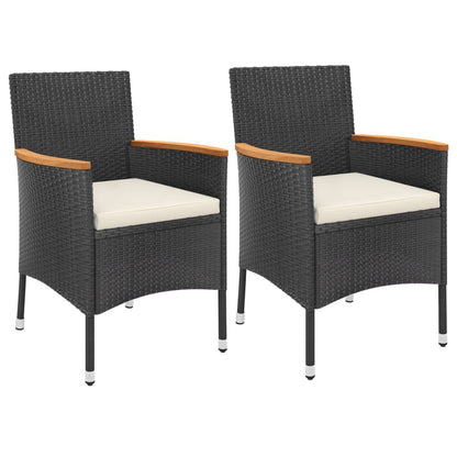 Bistroset Met Kussens Poly Rattan 3