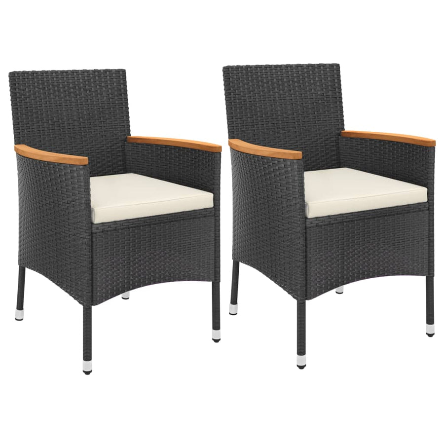 Bistroset Met Kussens Poly Rattan 3