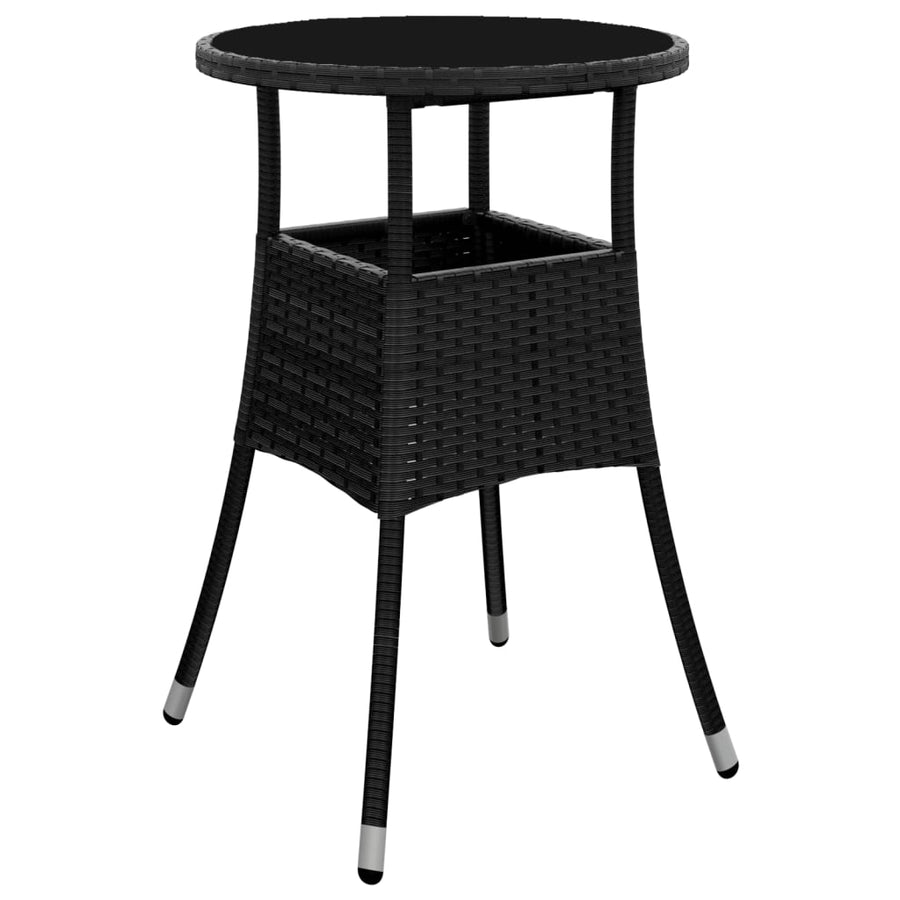Bistroset Met Kussens Poly Rattan 3
