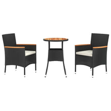 Bistroset Met Kussens Poly Rattan 3