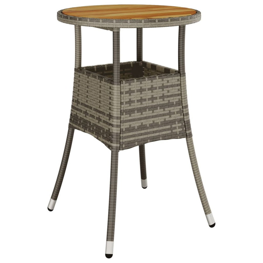 5-Delige Bistroset Met Kussens Poly Rattan 4