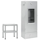 BBQ smoker with table galvanized steel