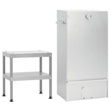 Bbq-Rookoven Met Tafel Gegalvaniseerd Staal 2 44.5 x 29 x 83 cm Zonder raam