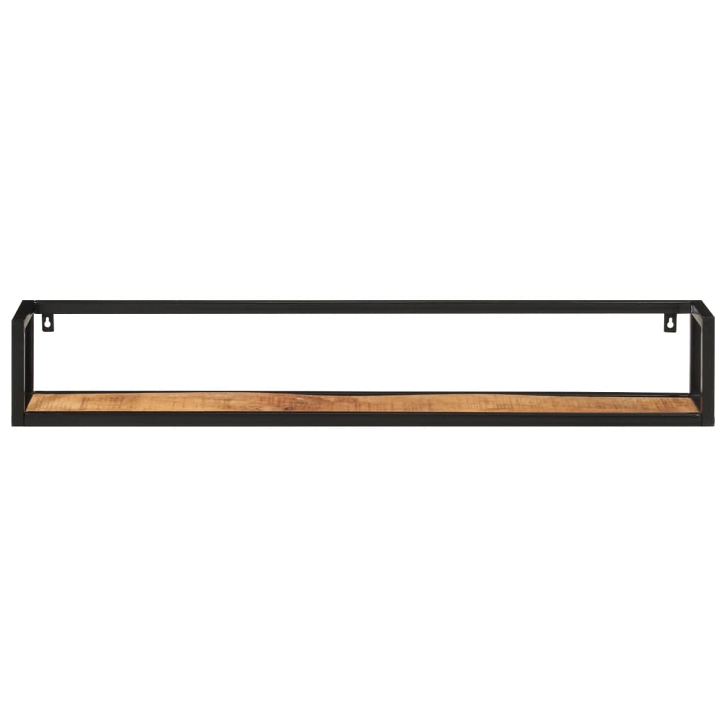 Wandschappen 110X17X17 Cm Massief Mangohout En Ijzer 110 cm