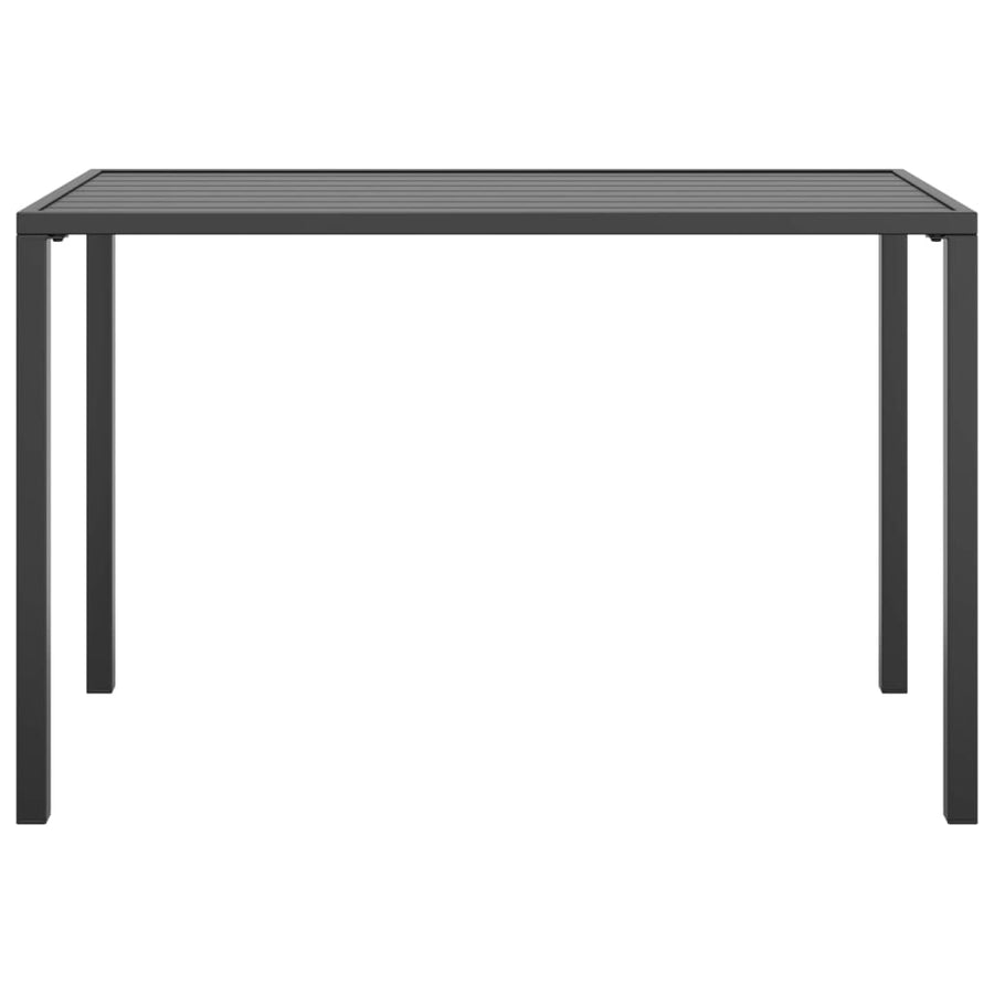Tuintafel 110X54X70 Cm Staal Antracietkleurig