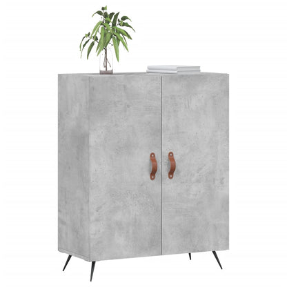 Dressoir 69,5X34X90 Cm Bewerkt Hout Betongrijs
