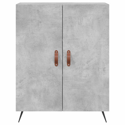 Dressoir 69,5X34X90 Cm Bewerkt Hout Betongrijs